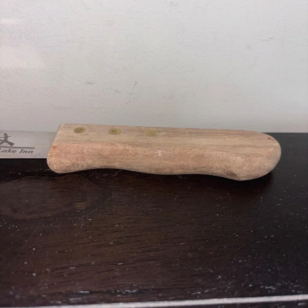 Boones Long Lake‎ Inn | Walco Stainless Steel Serrated Steak Knife | Wood Handle